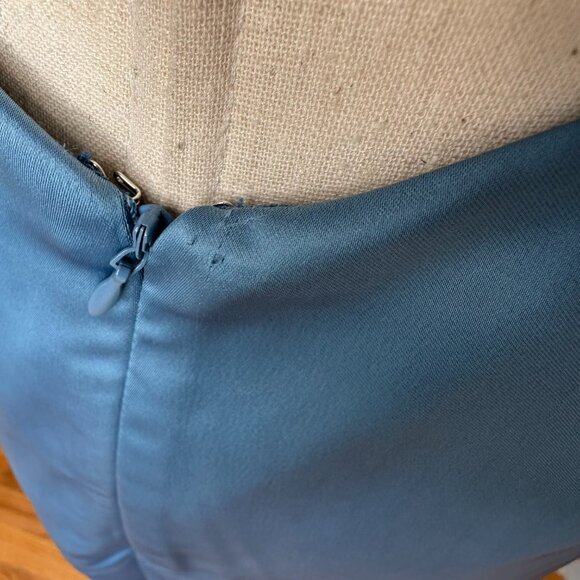 Free People Gia Bustier Slip Maxi Dress Coastal Blue Sz 4 - Picture 16 of 16